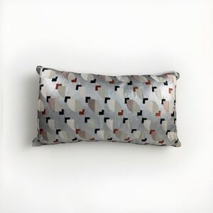 west elm decorative Throw pillow 12x21"  Sliver With Complimentary Colors